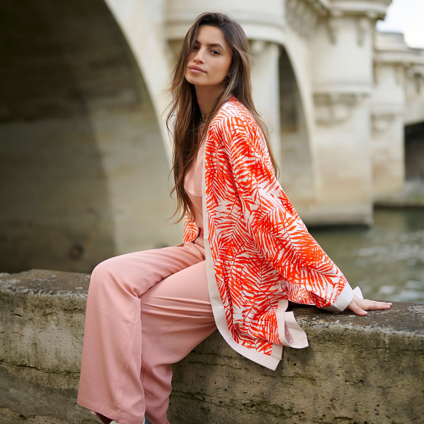 KIMONO HAWAÏ ORANGE